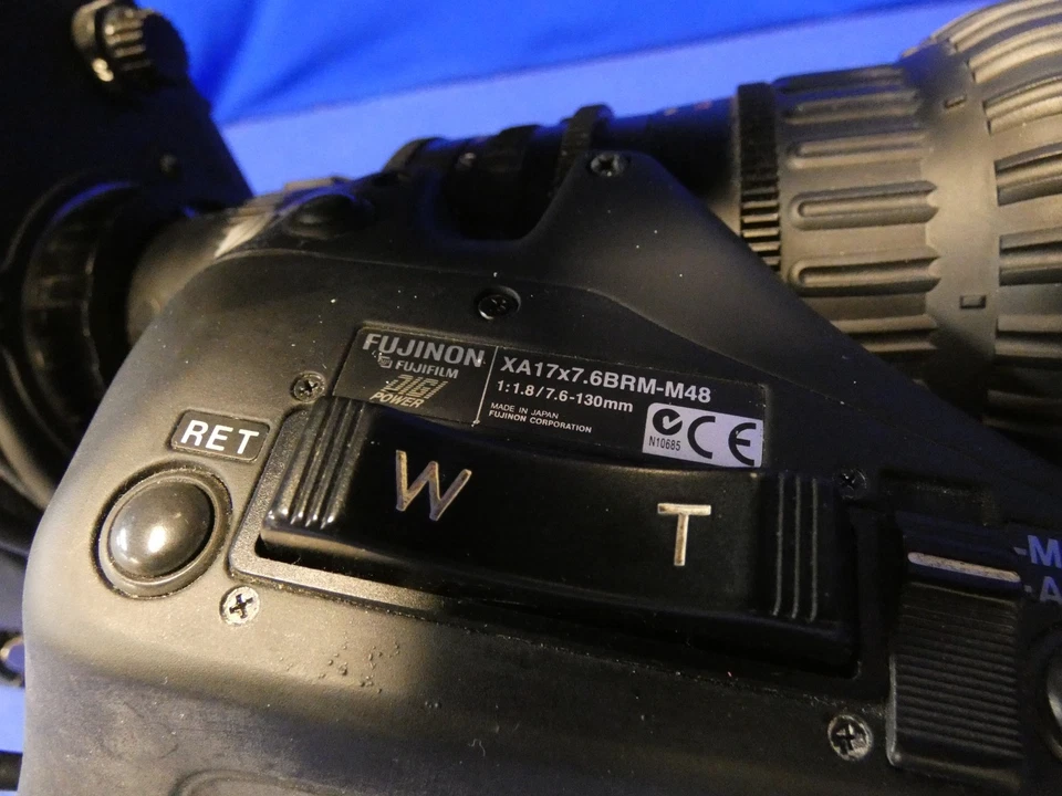 Panasonic AJ-HPX2000P P2HD Camcorder w/Fujinon XA17x7.6BRM-M48 HD Lens, 1300 hrs - Image 4 of 4