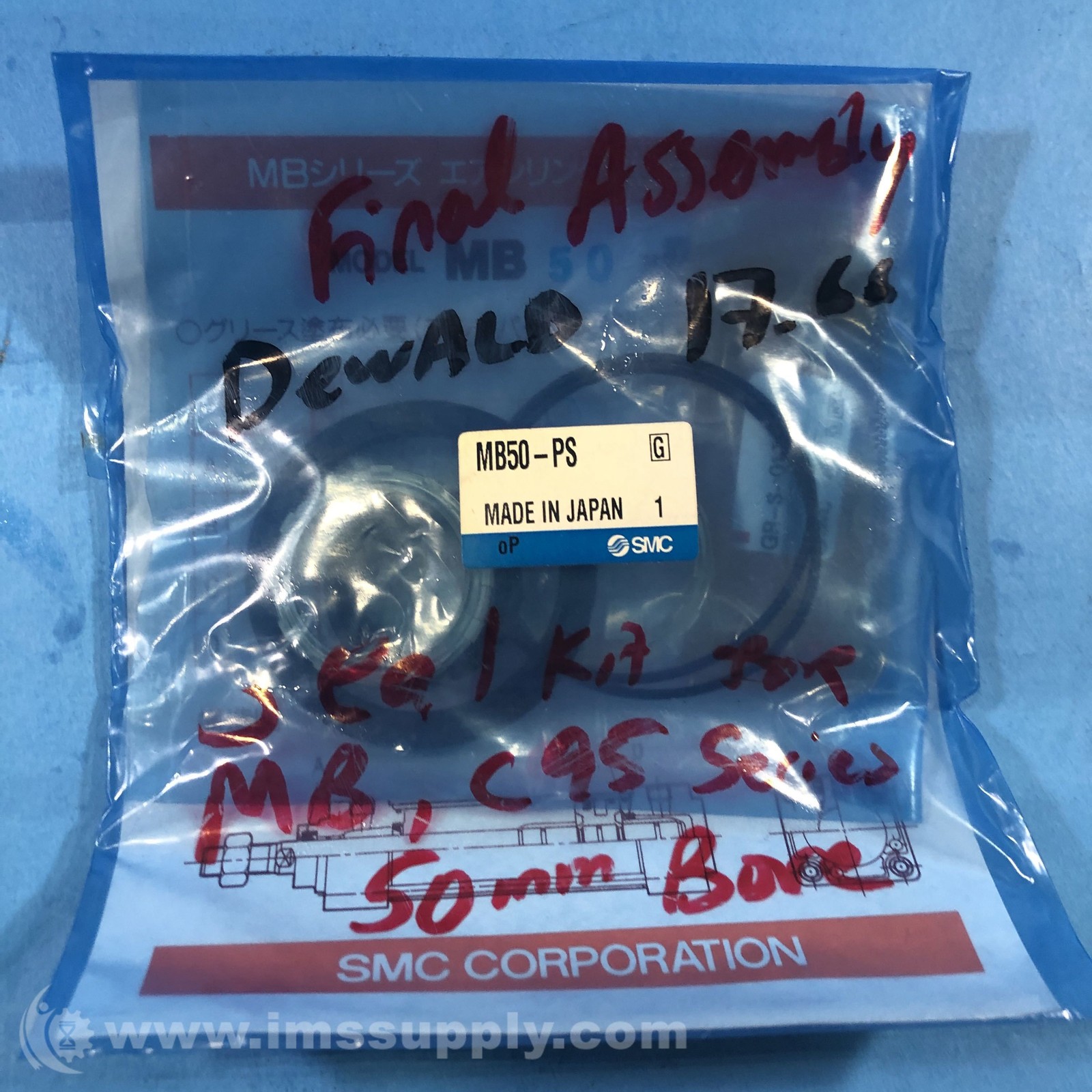 SMC MB50-PS Seal Kit, MB Tie-rod Cylinder FNFP