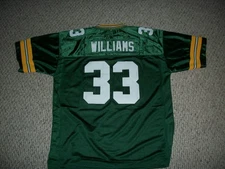EVAN WILLIAMS Unsigned Custom Green Bay Green Sewn New Football Jersey Sz S-3XL