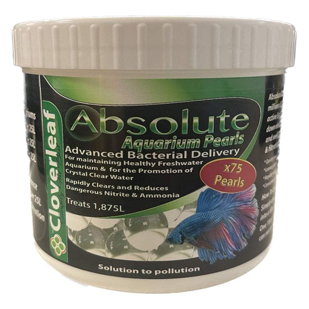 Cloverleaf Absolute Aquarium Fish Tank Pearls (75pk)