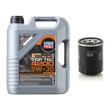 Inspektionssatz LIQUI MOLY Top Tec Motor�l 5W-30 5 Liter + �lfilter Mann-Filter