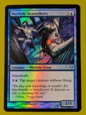 FOIL Merfolk Seastalkers x1 Zendikar 1x Magic the Gathering MTG