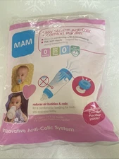MAM Easy Start ANTI-COLIC Bottle STARTER Pacifier BPA Free NEWBORN New/Pkg