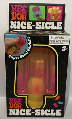 Nee Doh Super Solid Squish Soft Touch Stick Squeeze Ball Multicolor