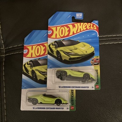 Hot Wheels Kroger Exclusive Lamborghini LB Works Huracán Lime Green Lot of  2