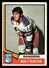 1974-75 Topps Walt Tkaczuk #119 - New York Rangers - VG