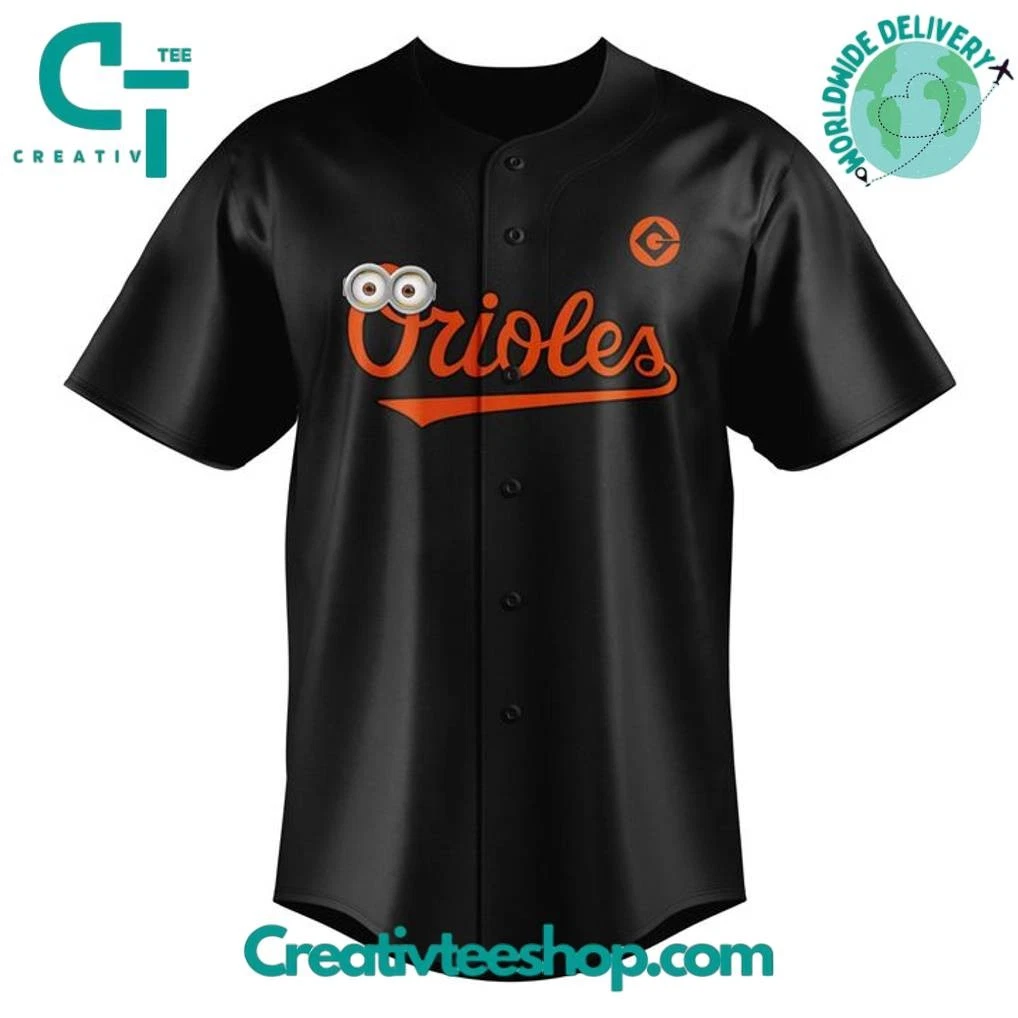Orioles x Minions Special Baseball Jersey