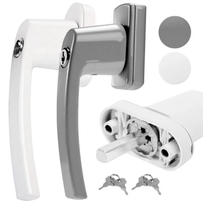 MONZANA® Fenstergriff Abschließbar Edelstahl Kindersicherung Gleichschließend - Bild 1 von 4