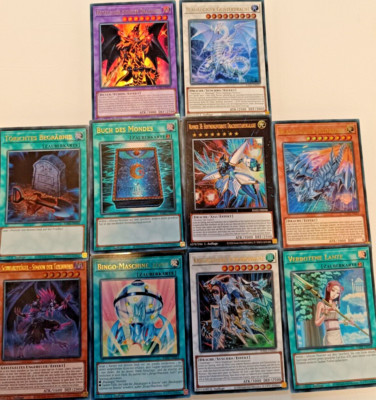 Yu Gi Oh! 100 Deutsche Karten mit 10 Ultra rare GARANTIERT