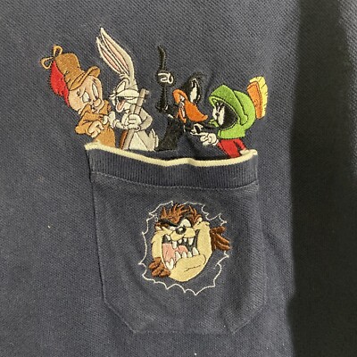 Vintage The Warner Bros Studio Store Embroidered Looney Vintage The Warner Bros Studio Store Embroidered Looney