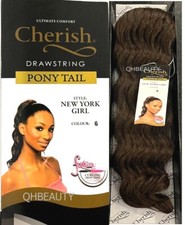 Cherish Synthetic Drawstring Long Curly Hair Extension Ponytail - New York Girl