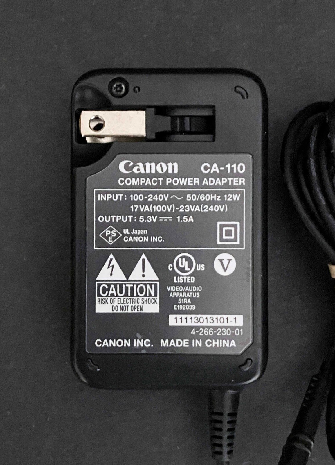 Genuine OEM Canon CA-110 Compact Power Adapter