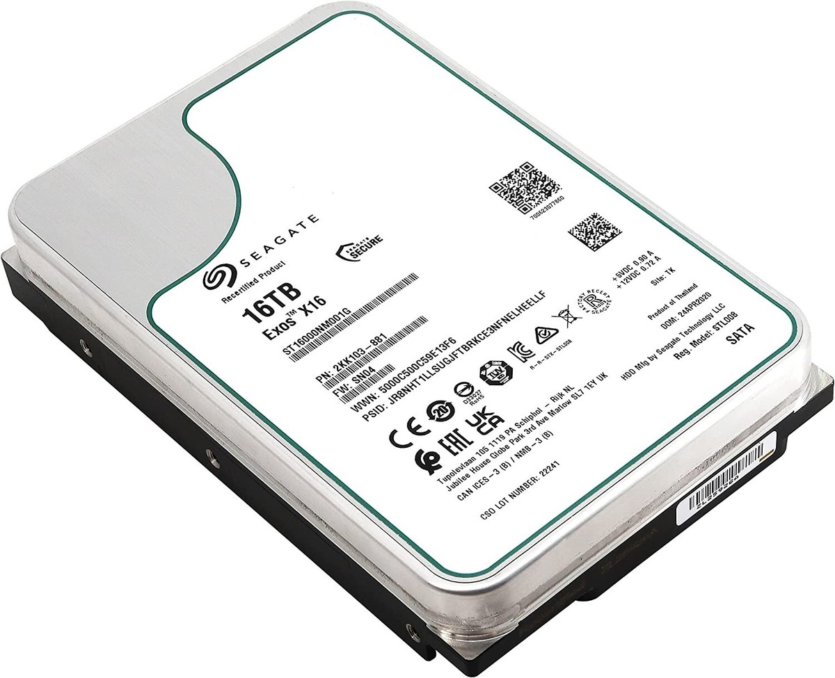 Seagate EXOS X16 ST16000NM001G 16TB 256MB 7200rpm 3.5