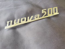 FREGIO SCRITTA  NUOVA 500 CROMATA  POSTERIORE  PER FIAT  500EPOCA