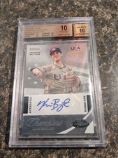 2013 USA Baseball Champions Certified Signatures #2 Kris Bryant /299 BGS 10/10!