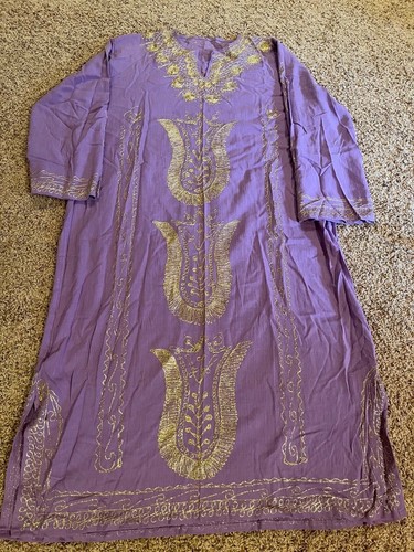Purplish Black Velvet Galabaya main image 1