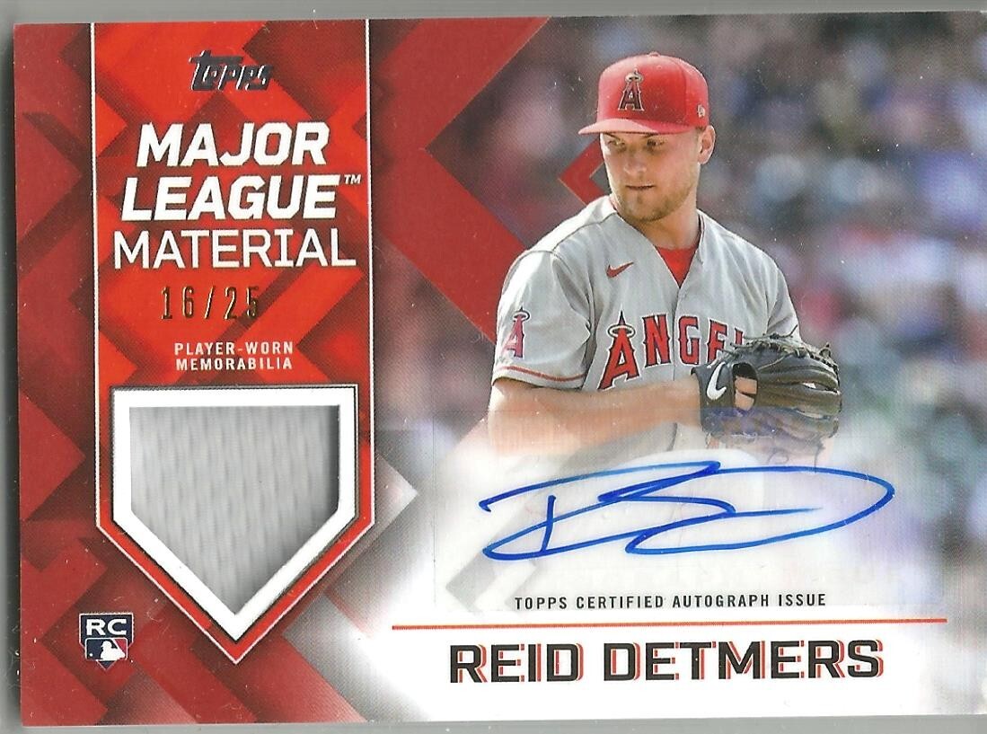 Reid Detmers RC 直筆サイン