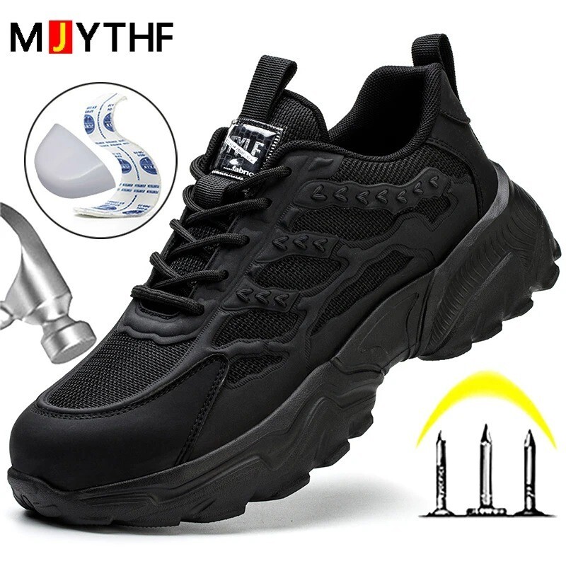 Chaussures de sécurité baskets homme en acier Parker noir