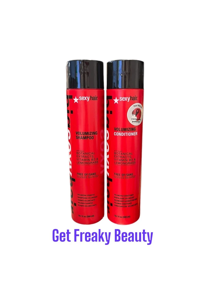 10.1 oz. Big Sexy Hair Volumizing Shampoo & Conditioner DUO. 300ml. NEW.