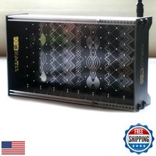 Synthrotek EcoSkiff Eurorack Case 24HP, Unpowered, Black Aluminum Desktop Ca