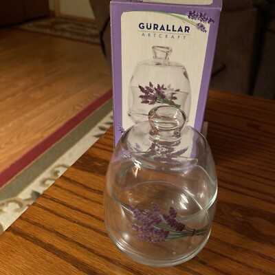 Gurallar Artcraft LAVANTA glass jar with lid