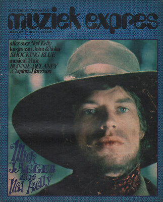 Mick Jagger - Stones - Muziek Expres issue 170 - Feb 1970 [Holland] - Magazine
