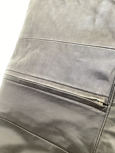 Burberry Black Leather Jacket UK 8 Vintage Super Soft Biker Classic - Picture 22 of 24