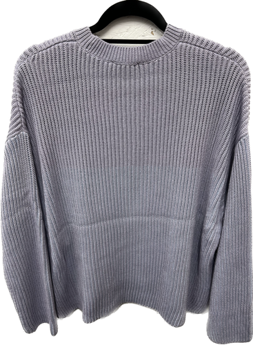 EMPORIO ARMANI Jumper Lilac & Blue Logo Oversized Cotton Size Medium RC 632 - 第 8/9 張圖片