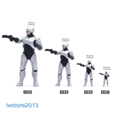 RoboCop Man Gun Male Scene Props Miniatures Figures Model For Cars Vehicles Toys