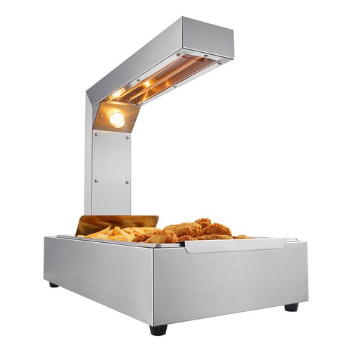VEVOR French Fry Food Warmer Electric Chip Warming Light Station Stainless Steel - Picture 12 of 12