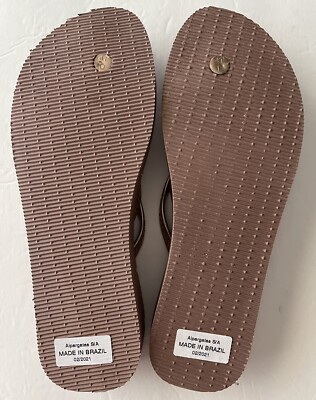 Havaianas Flip Flops Mens Wedge Sandal Cappuccino 11.5  display picture 2