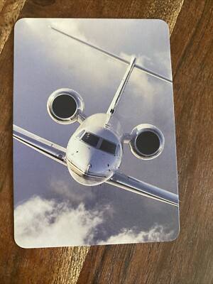 Vintage Single Swap Playing Card Gulfstream Plane