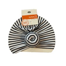 Infant BAby Turban Wonder Nation One Size Up To 3T Black/White 2014