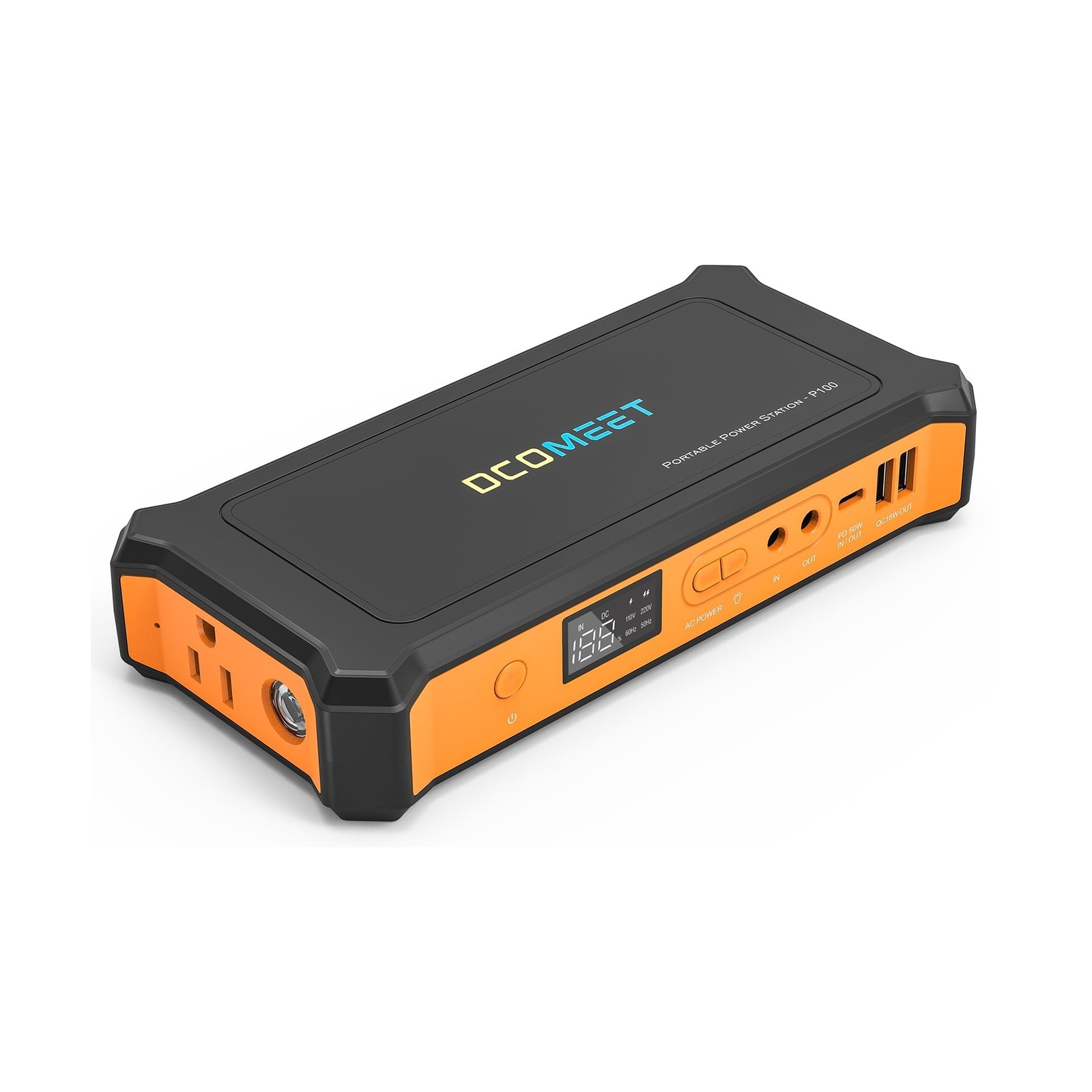 DCOMEET Power Bank for Camping, 99.9Wh/27000mAh Portable Laptop Charger Batte...-image