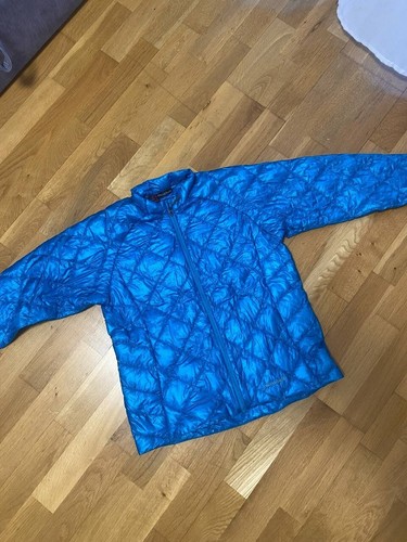 Montbell women’s puffer jacket blue light down diamond stitch Large - Picture 4 of 7