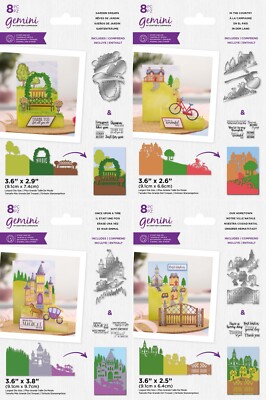 *NEU 2022* Zwillinge Zick Zack Szene Builder Stempel & Stanzformen von Crafters Companion