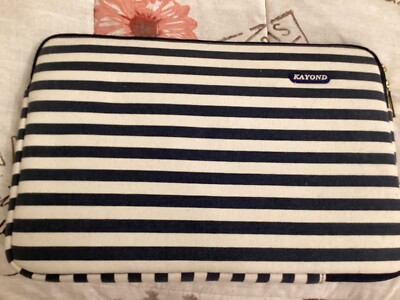 kayond 14 in laptop sleeve breton stripe - very good condition 