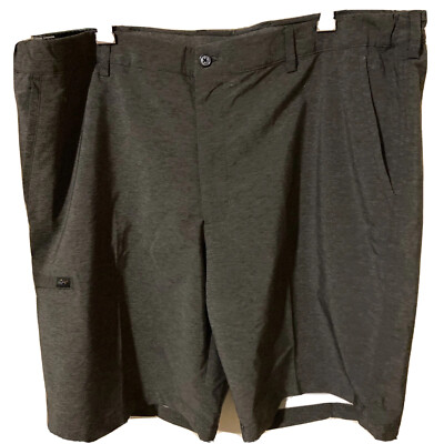 Greg Norman Men's Performance Golf Shorts Pockets Stretch Size 40 Black NWT