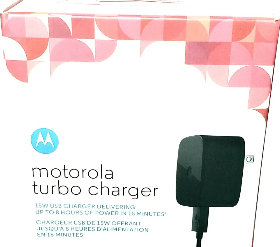Motorola turbo charger 15-W OEM (20) Wholesale sealed Packed /Microcable - Image 2 of 4