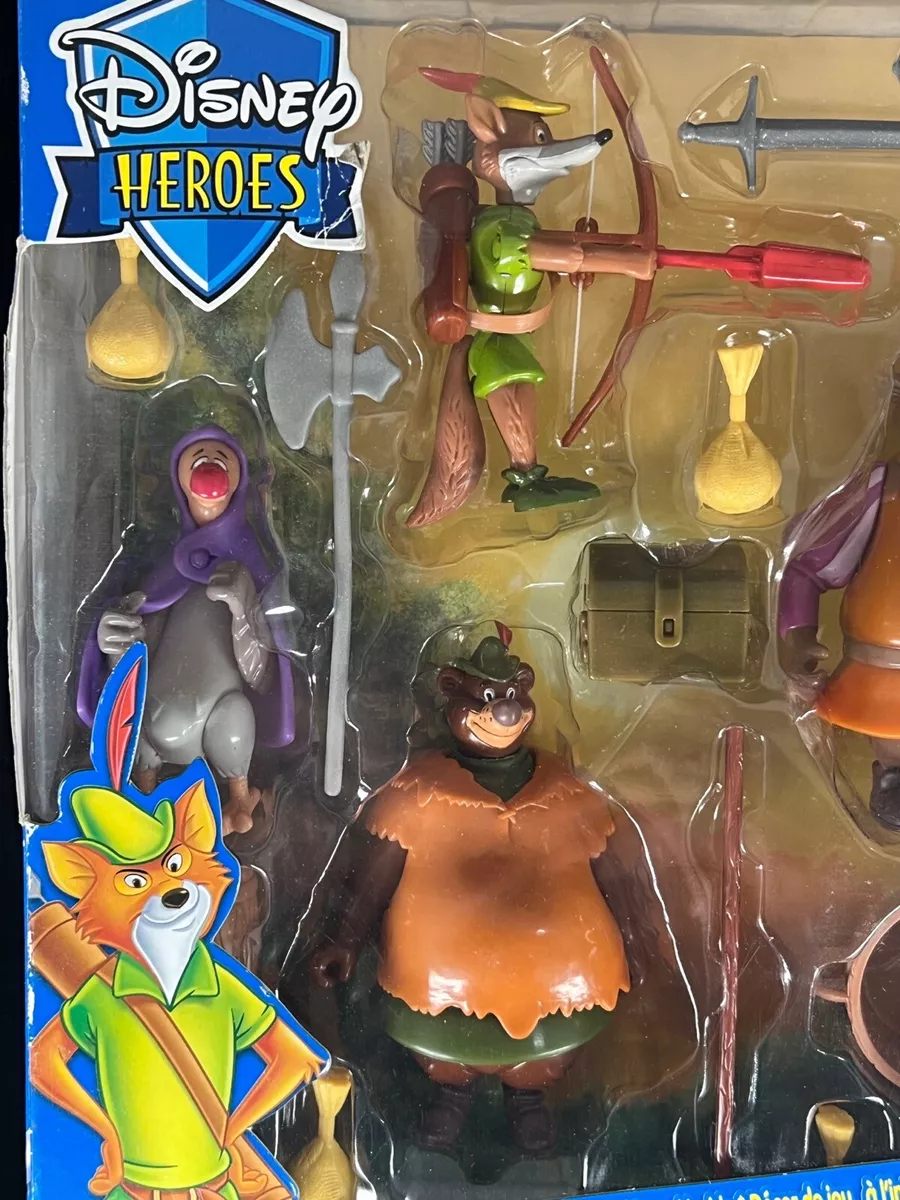 Robin Hood Disney Heroes Famosa Figures Set 2009 Ultra RARE read