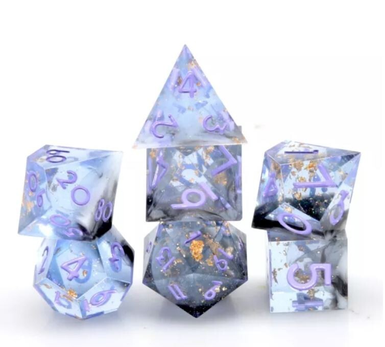 Elifel Set Dadi D&D 7 Pezzi Signore degli Anelli Dadi da Gioco Resina DnD Dice con Bordi Affilati Lancia Dadi per Dungeons and Dragons Pathfinder RPG Magic the Gathering Elifel Set Dadi D&D 7 Pezzi Signore degli Anelli Dadi da Gioco Resina DnD Dice con Bordi Affilati Lancia Dadi per Dungeons and Dragons Pathfinder RPG Magic the Gathering