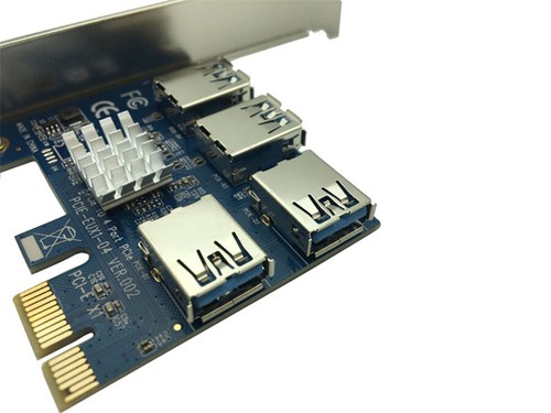 Lo último PCI Express Tarjeta Elevadora PCI-E 1x a 16x 1 a 4 PCIE USB 3.0 Ranura Multiplicador - Imagen 6 de 11