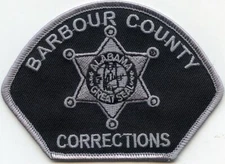 BARBOUR COUNTY ALABAMA AL DOC CORRECTIONS SHERIFF POLICE PATCH