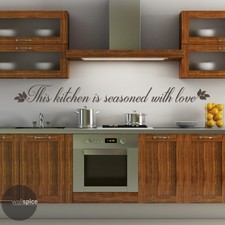 This Kitchen Is Seasoned With Love Vinyl Wall Decal Sticker