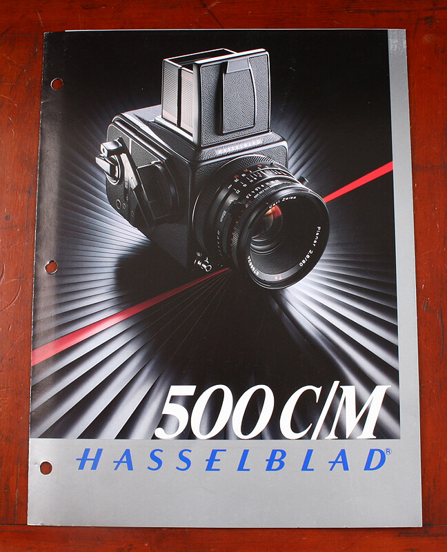 HASSELBLAD 500C/M SALES FOLD-OUT, 1985/206506