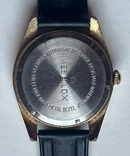 Westclox Mens Gold Watch 17 Jewel Vintage Parts Repair - Picture 5 of 10
