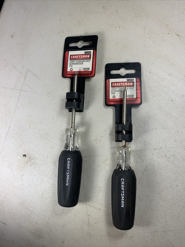 CRAFTSMAN TOOLS - Lot of 2 Torx Screwdrivers, Cushion Grip (T15 & T20) USA