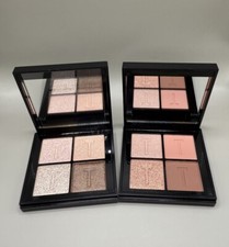 2x TED BAKER Eyeshadow Quad Palettes BROWN PEACH ROSE GOLD MATTE SHIMMER GLITTER