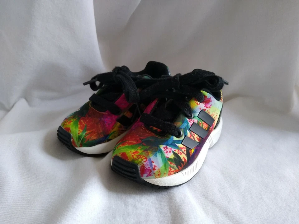 Adidas ZX Flux Torsion Ortholite Abstracto Multicolor B24373 Bebé Talla 5K Foto 2 de 4