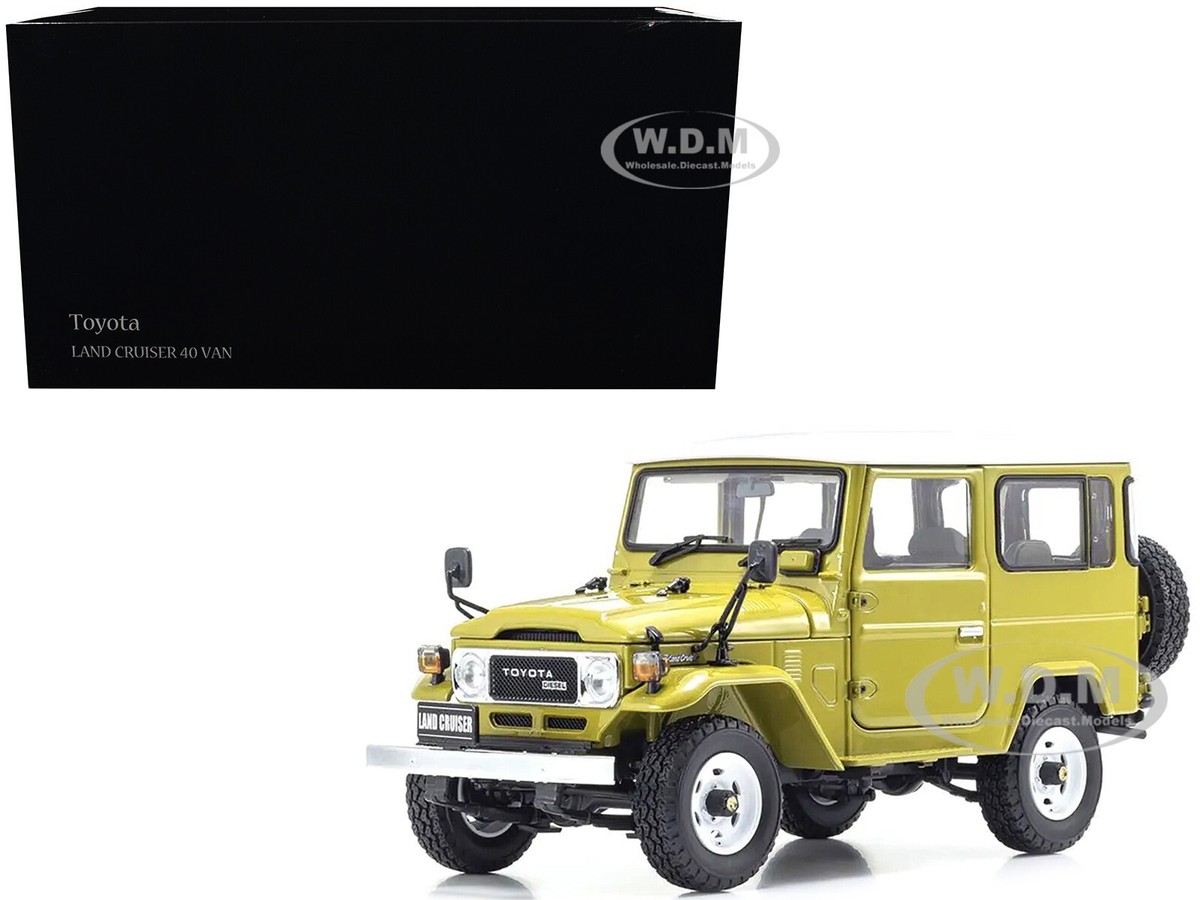 TOYOTA LAND CRUISER 40 VAN RHD YELLOW 1/18 DIECAST MODEL BY